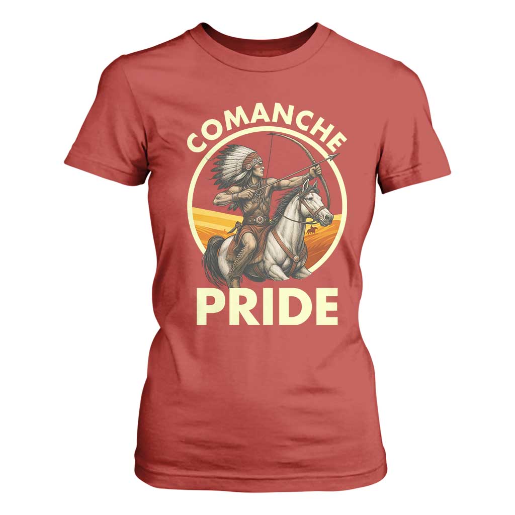 Native American Comanche Pride Indigenous People Day T Shirt For Women TS14 Red Print Your Wear