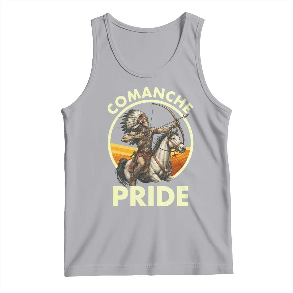 Native American Comanche Pride Indigenous People Day Tank Top TS14 Athletic Heather Print Your Wear