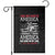 Native American Apache Garden Flag I Was Not Born In America TS14 Black Print Your Wear