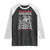 Native American Apache Raglan Shirt I Was Not Born In America TS14 Black White Print Your Wear