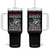 Native American Apache Tumbler With Handle I Was Not Born In America TS14 One Size: 40 oz Black Print Your Wear