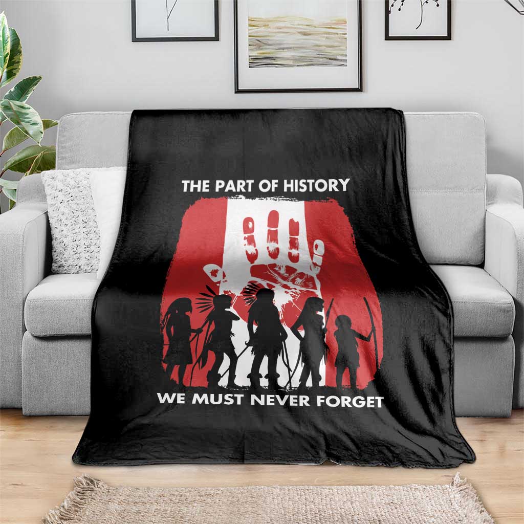 Native American Child Idian Throw Blanket The Part Of History We Must Never Forget TS14 Print Your Wear