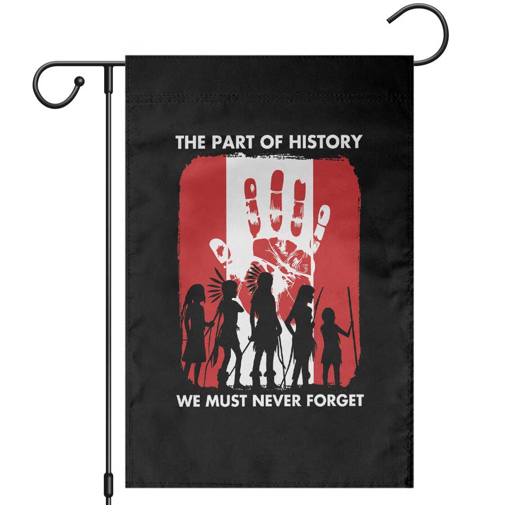 Native American Child Idian Garden Flag The Part Of History We Must Never Forget TS14 Black Print Your Wear