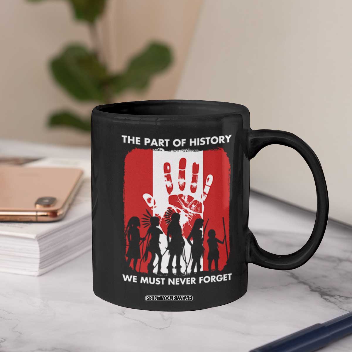 Native American Child Idian Coffee Mug The Part Of History We Must Never Forget TS14 Print Your Wear