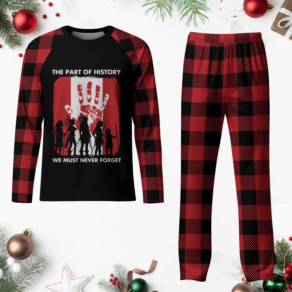 Native American Child Idian Plaid Pajama Set The Part Of History We Must Never Forget TS14 Buffalo Plaid Print Your Wear