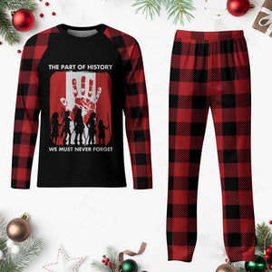 Native American Child Idian Plaid Pajama Set The Part Of History We Must Never Forget TS14 Buffalo Plaid Print Your Wear
