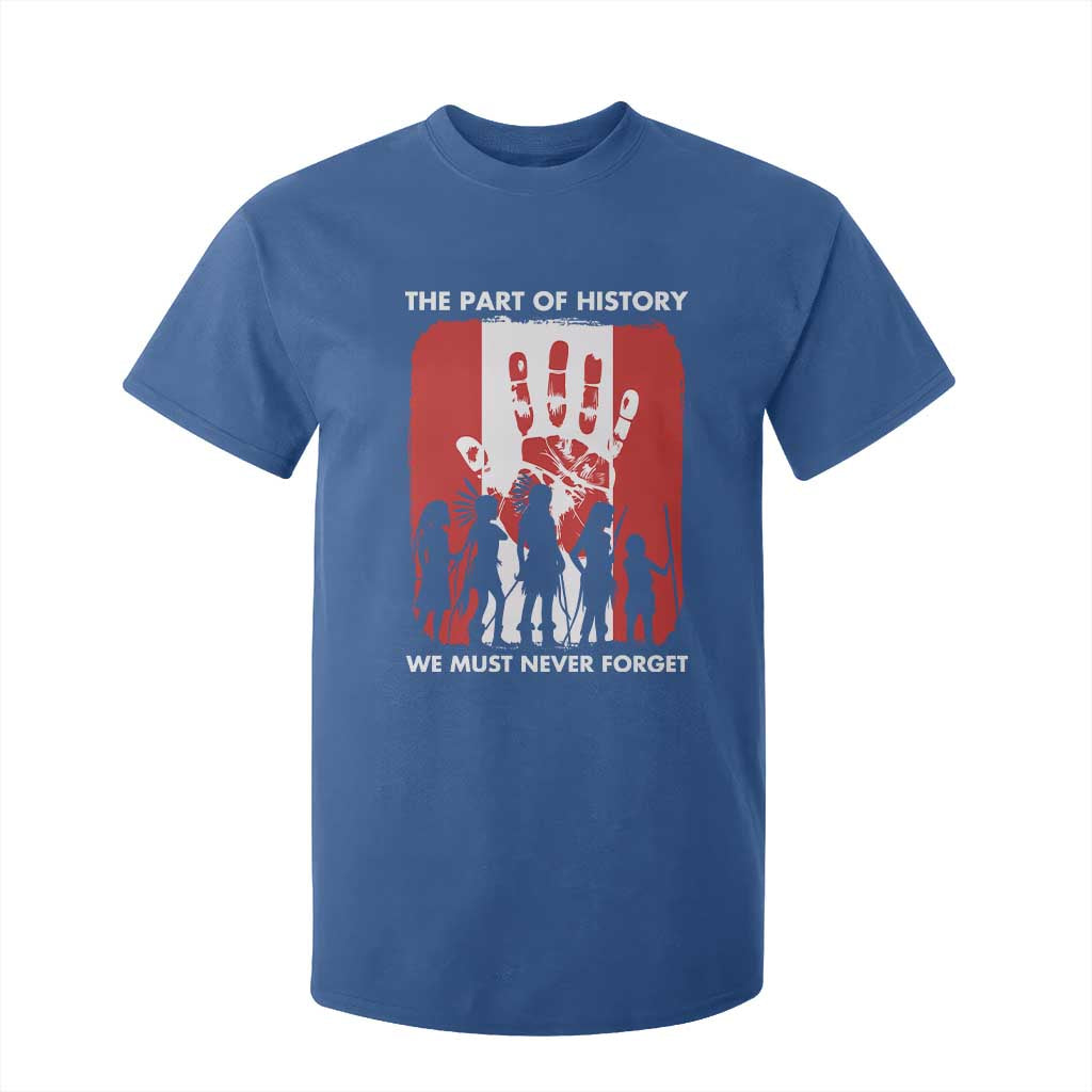 Native American Child Idian T Shirt For Kid The Part Of History We Must Never Forget TS14 Royal Blue Print Your Wear