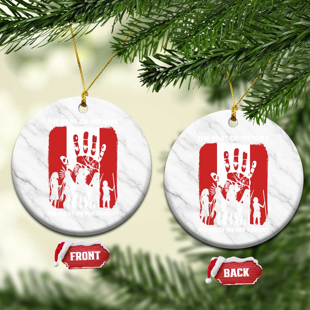 Native American Child Idian Ceramic Ornament The Part Of History We Must Never Forget TS14 1pc White Marble Print Your Wear
