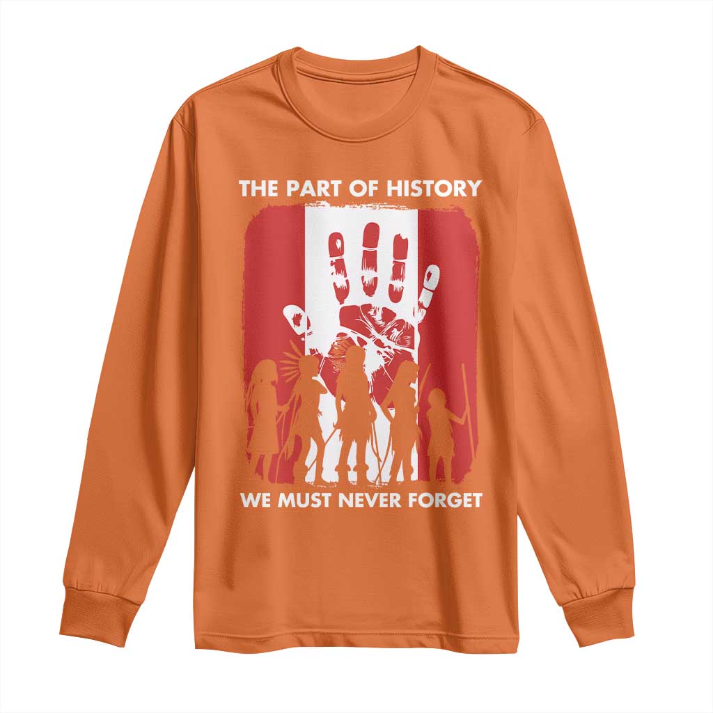 Native American Child Idian Long Sleeve Shirt The Part Of History We Must Never Forget TS14 Orange Print Your Wear
