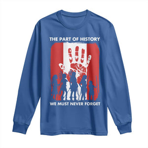 Native American Child Idian Long Sleeve Shirt The Part Of History We Must Never Forget TS14 Royal Blue Print Your Wear