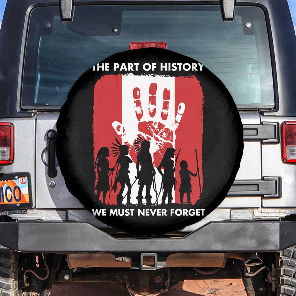 Native American Child Idian Spare Tire Cover The Part Of History We Must Never Forget TS14 No hole Black Print Your Wear