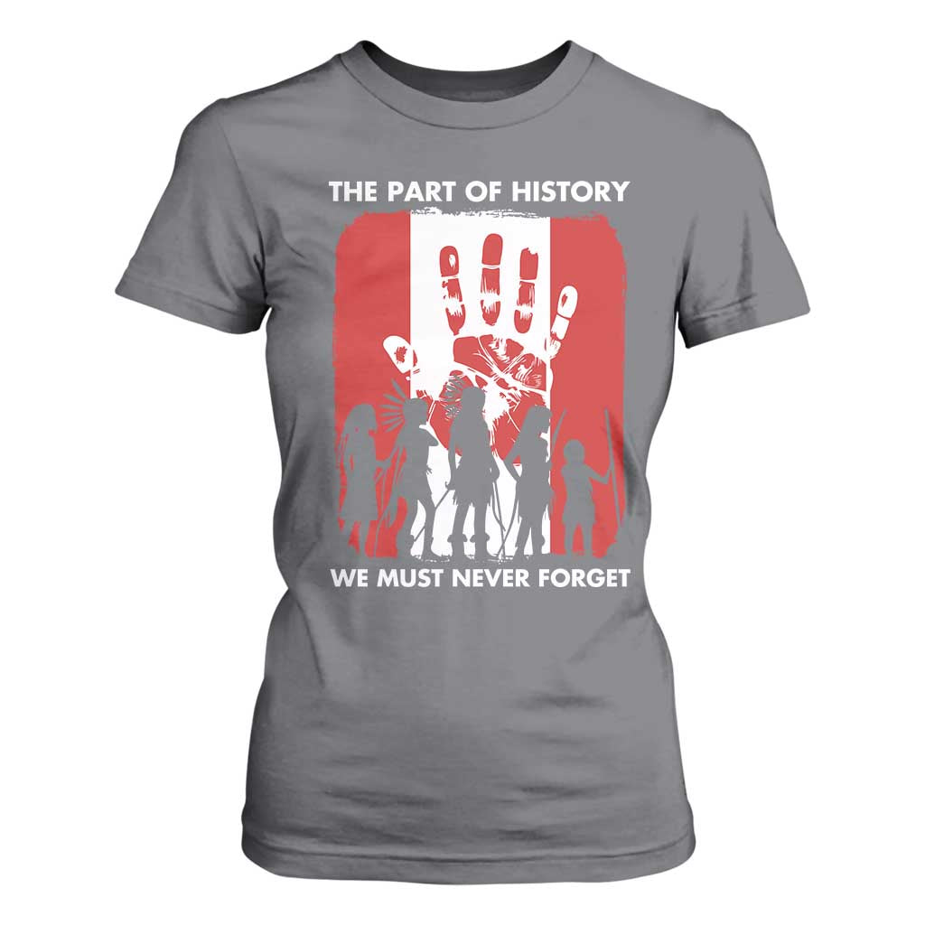 Native American Child Idian T Shirt For Women The Part Of History We Must Never Forget TS14 Charcoal Print Your Wear