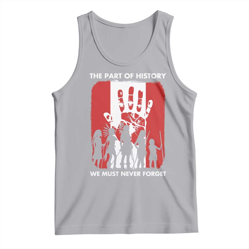 Native American Child Idian Tank Top The Part Of History We Must Never Forget TS14 Athletic Heather Print Your Wear