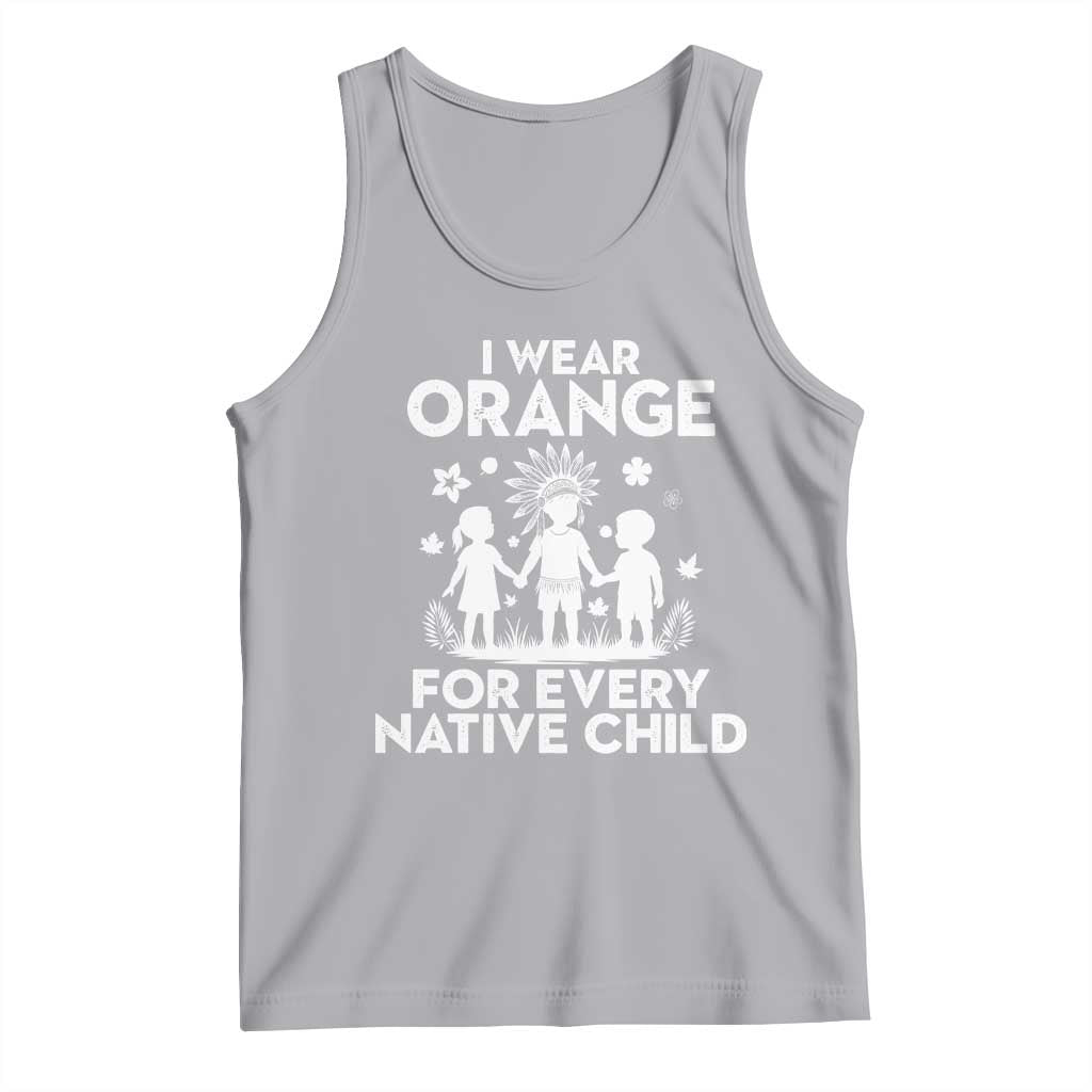Native American Child Idian Tank Top I Wear Orange For Every Native Child Indian Pride TS14 Athletic Heather Print Your Wear