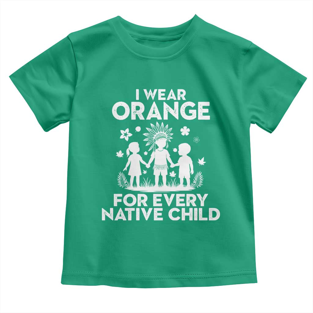 Native American Child Idian Toddler T Shirt I Wear Orange For Every Native Child Indian Pride TS14 Irish Green Print Your Wear