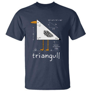 Triangull Triangle Seagull Bird Pun T Shirt Funny Math Teacher Joke Humor TS14 Navy Print Your Wear