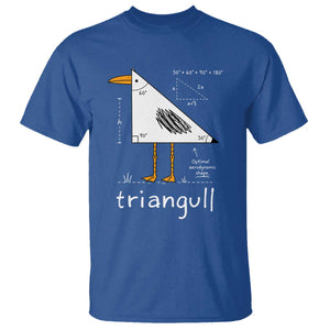 Triangull Triangle Seagull Bird Pun T Shirt Funny Math Teacher Joke Humor TS14 Royal Blue Print Your Wear