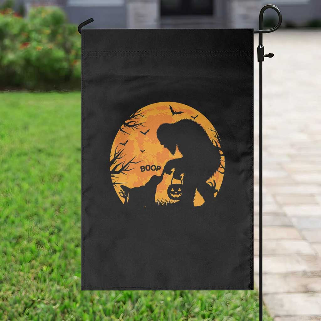 Bigfoot Boop Dog Hallowwen Garden Flag Funny Sasquatch Meme Dog Lovers Full Moon TS14 Print Your Wear