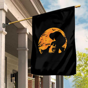 Bigfoot Boop Dog Hallowwen Garden Flag Funny Sasquatch Meme Dog Lovers Full Moon TS14 Print Your Wear