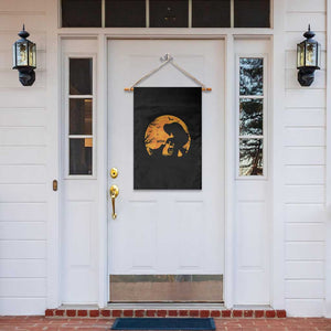 Bigfoot Boop Dog Hallowwen Garden Flag Funny Sasquatch Meme Dog Lovers Full Moon TS14 Print Your Wear