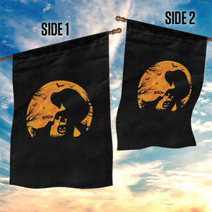 Bigfoot Boop Dog Hallowwen Garden Flag Funny Sasquatch Meme Dog Lovers Full Moon TS14 Print Your Wear