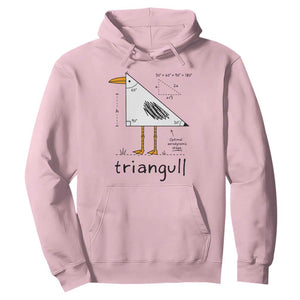 Triangull Triangle Seagull Bird Pun Hoodie Funny Math Teacher Humor TS14 Light Pink Print Your Wear