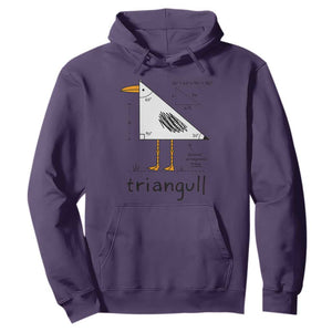 Triangull Triangle Seagull Bird Pun Hoodie Funny Math Teacher Humor TS14 Purple Print Your Wear