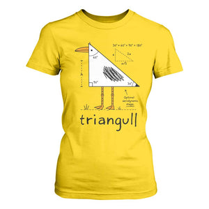 Triangull Triangle Seagull Bird Pun T Shirt For Women Funny Math Teacher Humor TS14 Daisy Print Your Wear