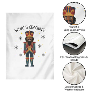 Nutcracker Christmas Garden Flag What Is Cracking TS14 Print Your Wear