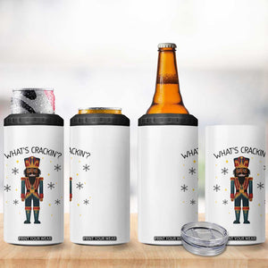 Nutcracker Christmas 4 in 1 Can Cooler Tumbler What Is Cracking TS14 Print Your Wear