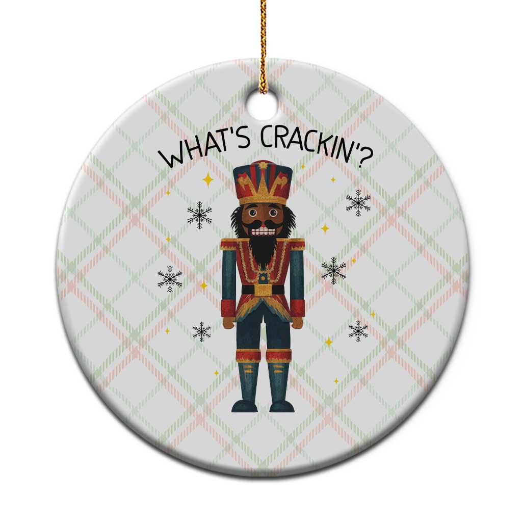 Nutcracker Christmas Ceramic Ornament What Is Cracking TS14 1pc Christmas Plaid Print Your Wear