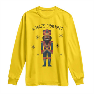 Nutcracker Christmas Long Sleeve Shirt What Is Cracking TS14 Daisy Print Your Wear