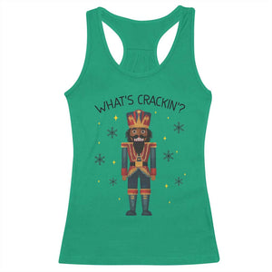 Nutcracker Christmas Racerback Tank Top What Is Cracking TS14 Irish Green Print Your Wear