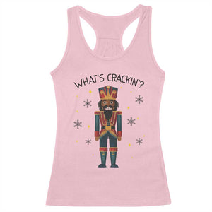 Nutcracker Christmas Racerback Tank Top What Is Cracking TS14 Light Pink Print Your Wear
