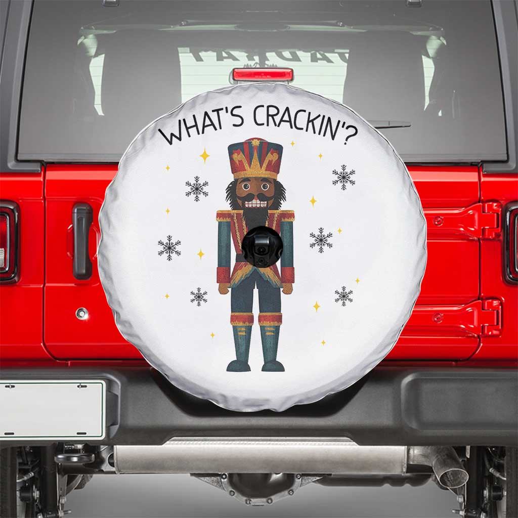 Nutcracker Christmas Spare Tire Cover What Is Cracking TS14 White Print Your Wear