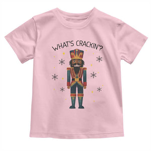 Nutcracker Christmas Toddler T Shirt What Is Cracking TS14 Light Pink Print Your Wear