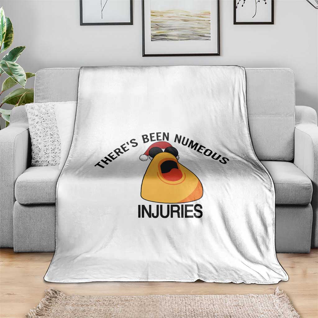 Marcus The Worm Christmas Meme Throw Blanket There Is Been Numeous Injuries TS14 Print Your Wear