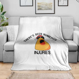 Marcus The Worm Christmas Meme Throw Blanket There Is Been Numeous Injuries TS14 Print Your Wear