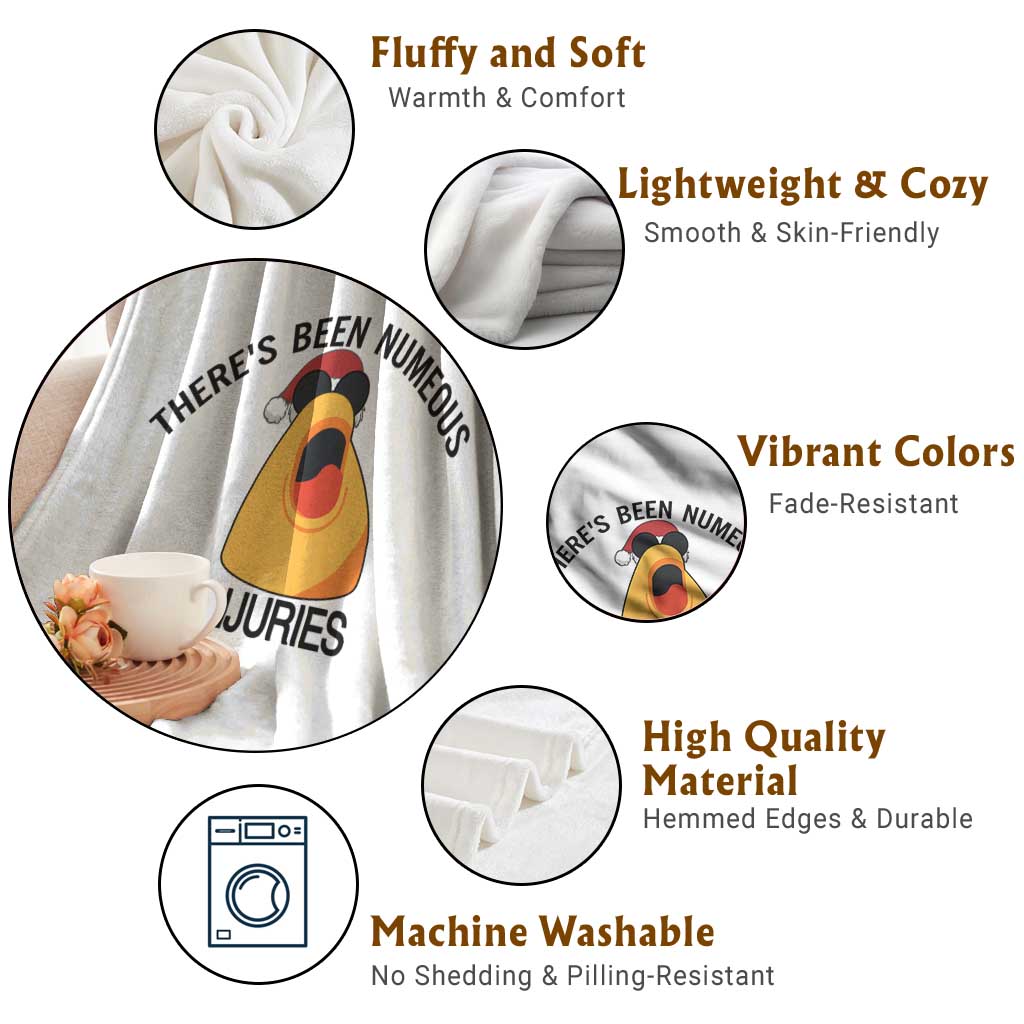 Marcus The Worm Christmas Meme Throw Blanket There Is Been Numeous Injuries TS14 Print Your Wear