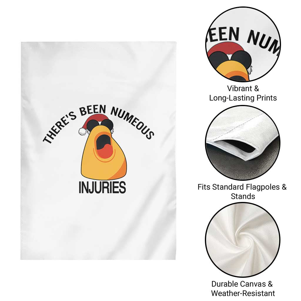 Marcus The Worm Christmas Meme Garden Flag There Is Been Numeous Injuries TS14 Print Your Wear