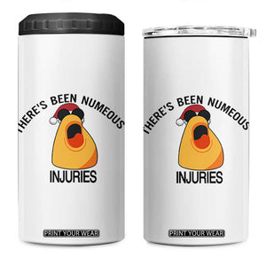 Marcus The Worm Christmas Meme 4 in 1 Can Cooler Tumbler There Is Been Numeous Injuries TS14 One Size: 16 oz White Print Your Wear