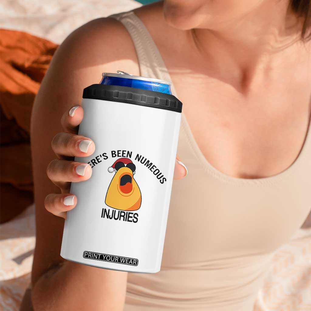 Marcus The Worm Christmas Meme 4 in 1 Can Cooler Tumbler There Is Been Numeous Injuries TS14 Print Your Wear