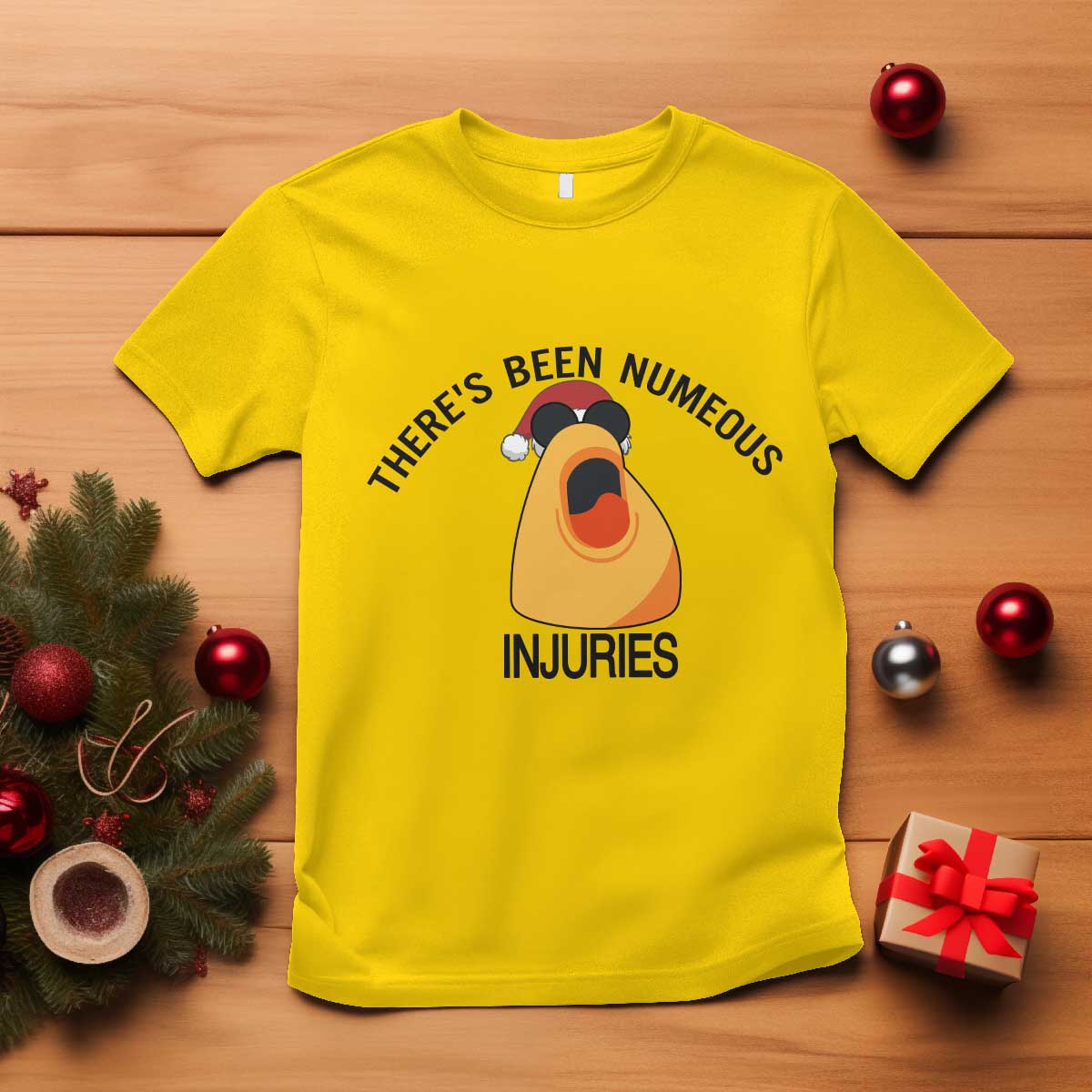Marcus The Worm Christmas Meme T Shirt There Is Been Numeous Injuries TS14 Daisy Print Your Wear