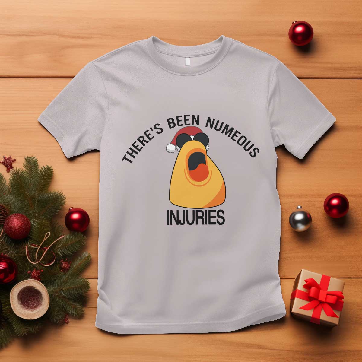 Marcus The Worm Christmas Meme T Shirt There Is Been Numeous Injuries TS14 Ice Gray Print Your Wear