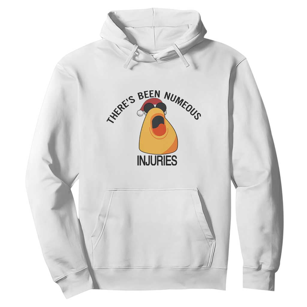 Marcus The Worm Christmas Meme Hoodie There Is Been Numeous Injuries TS14 White Print Your Wear