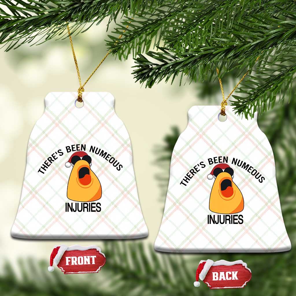 Marcus The Worm Christmas Meme Ceramic Ornament There Is Been Numeous Injuries TS14 Print Your Wear