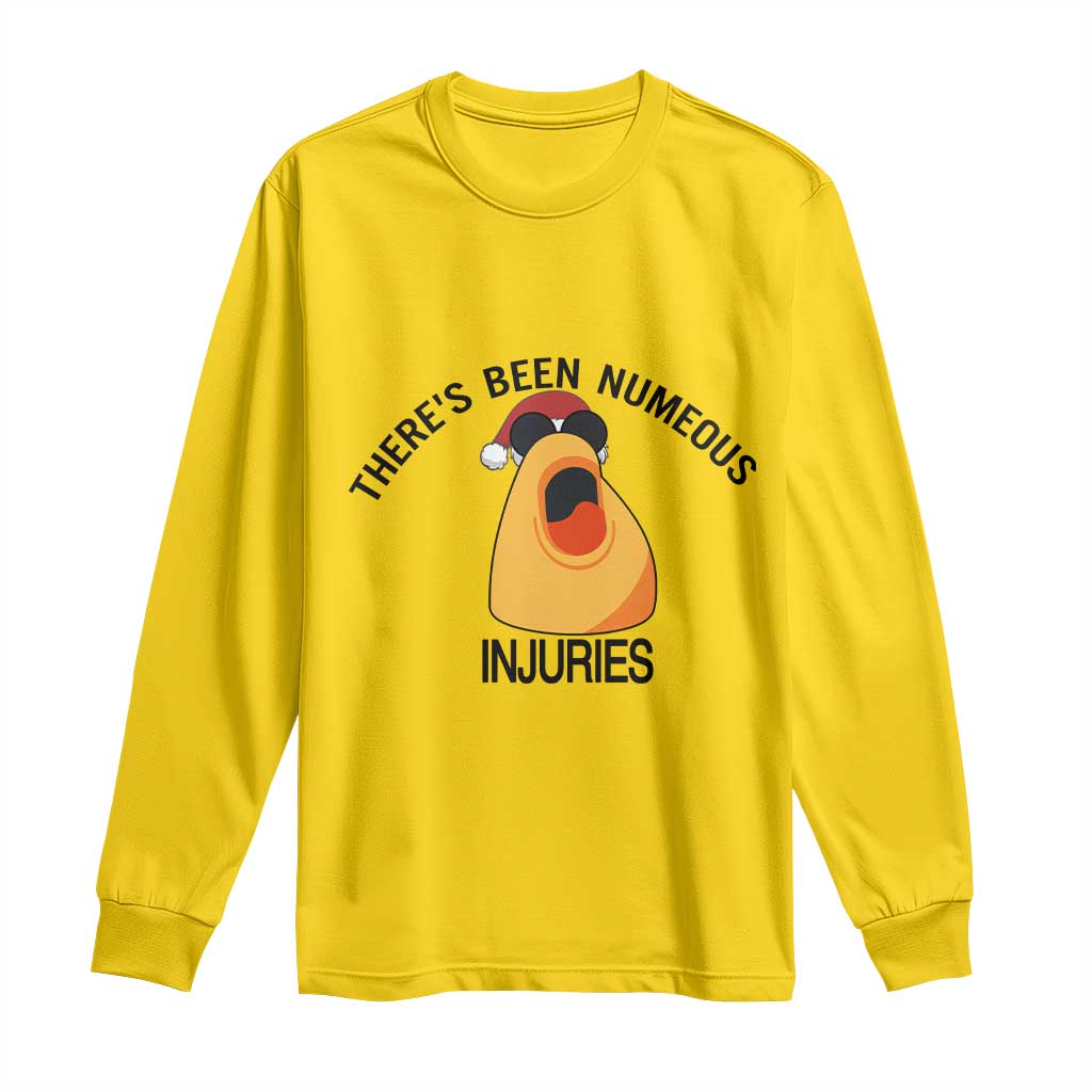 Marcus The Worm Christmas Meme Long Sleeve Shirt There Is Been Numeous Injuries TS14 Daisy Print Your Wear
