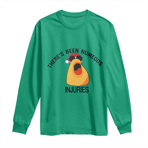 Marcus The Worm Christmas Meme Long Sleeve Shirt There Is Been Numeous Injuries TS14 Irish Green Print Your Wear