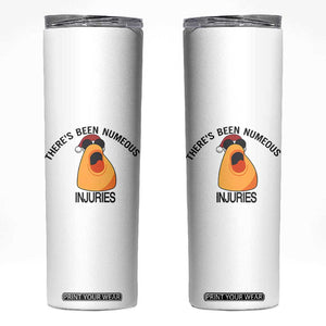 Marcus The Worm Christmas Meme Skinny Tumbler There Is Been Numeous Injuries TS14 White Print Your Wear