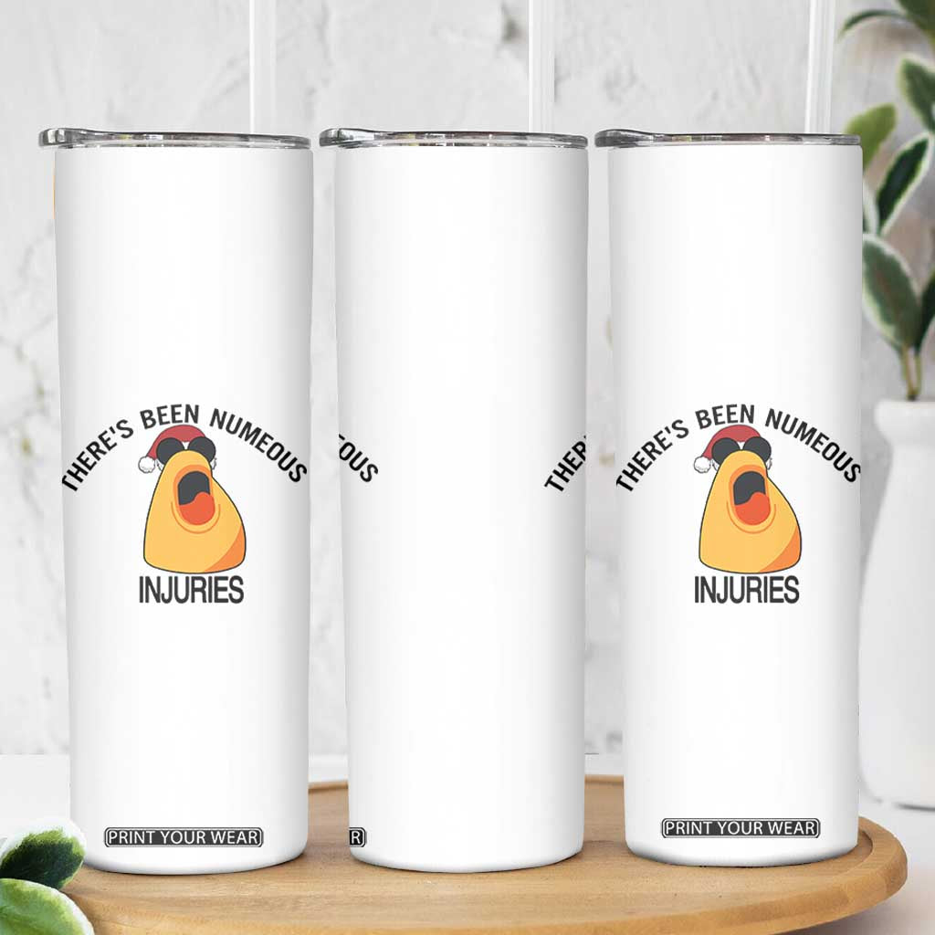 Marcus The Worm Christmas Meme Skinny Tumbler There Is Been Numeous Injuries TS14 Print Your Wear